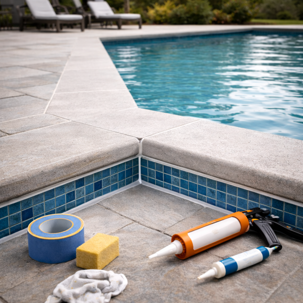 Residential Pool Caulking